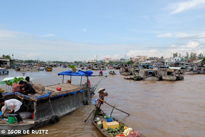 I mercati galleggianti sul Mekong