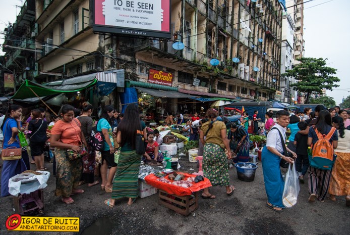 Yangon, il quartiere cinese